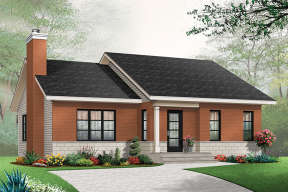 Traditional House Plan #034-01087 Elevation Photo