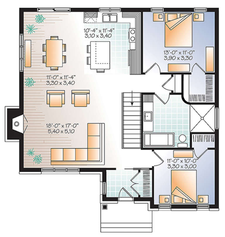 House Plan House Plan #17742 Drawing 1