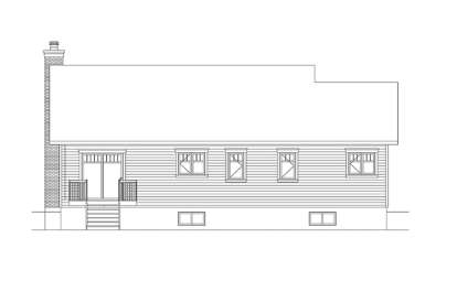 Traditional House Plan #034-01089 Elevation Photo