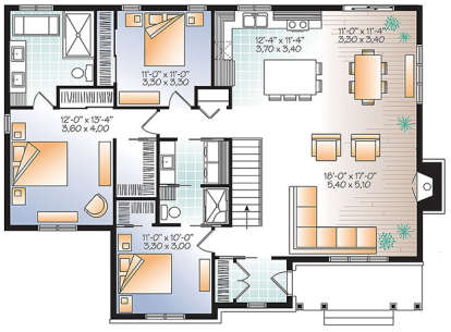 Main for House Plan #034-01089