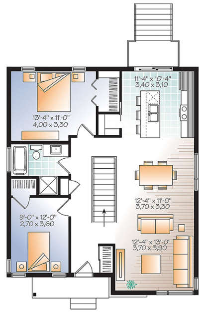 Main for House Plan #034-01091