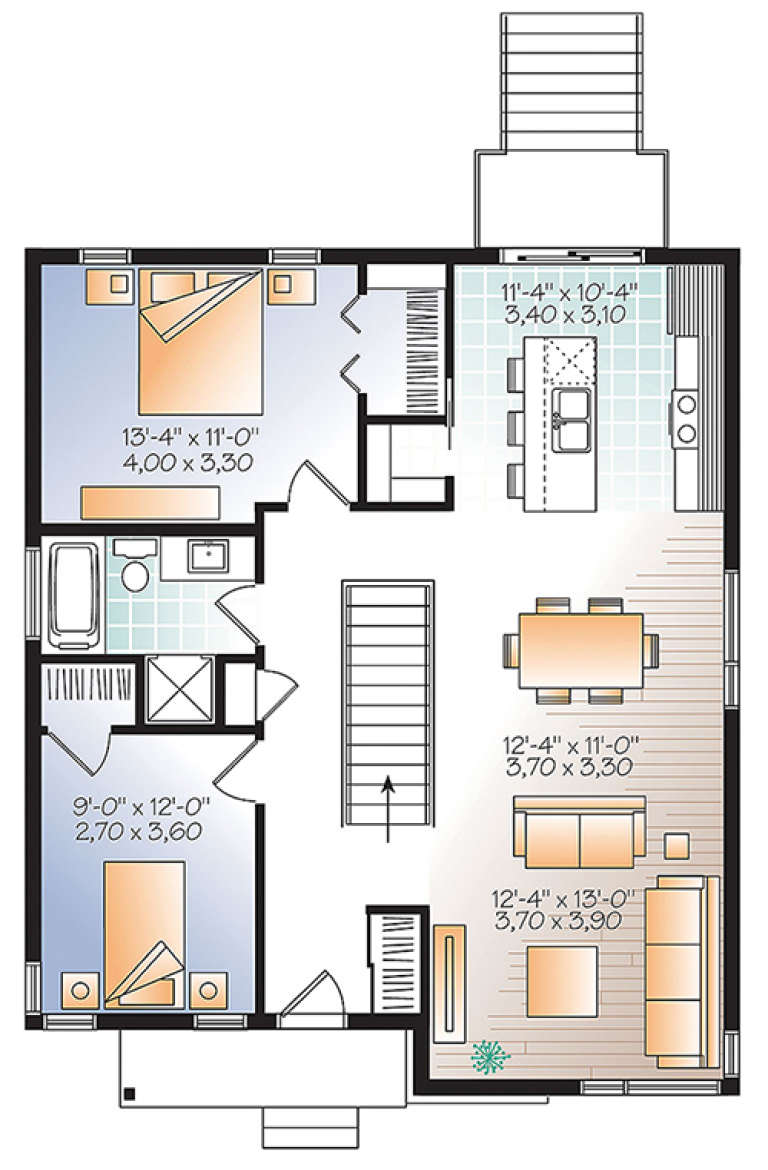 House Plan House Plan #17746 Drawing 1