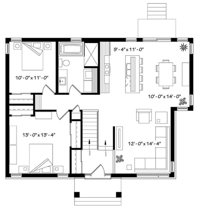 House Plan House Plan #17747 Drawing 1