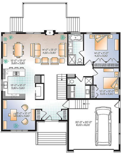 Main for House Plan #034-01095