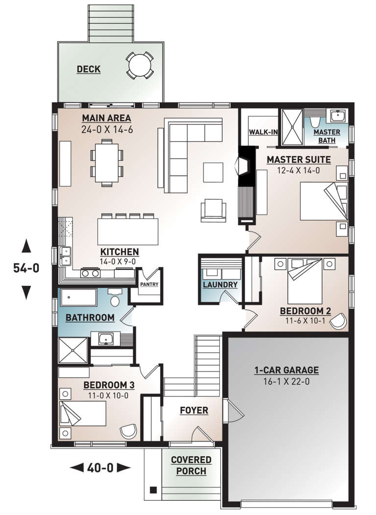 House Plan House Plan #17751 Drawing 1