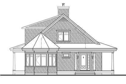 Country House Plan #034-01099 Elevation Photo