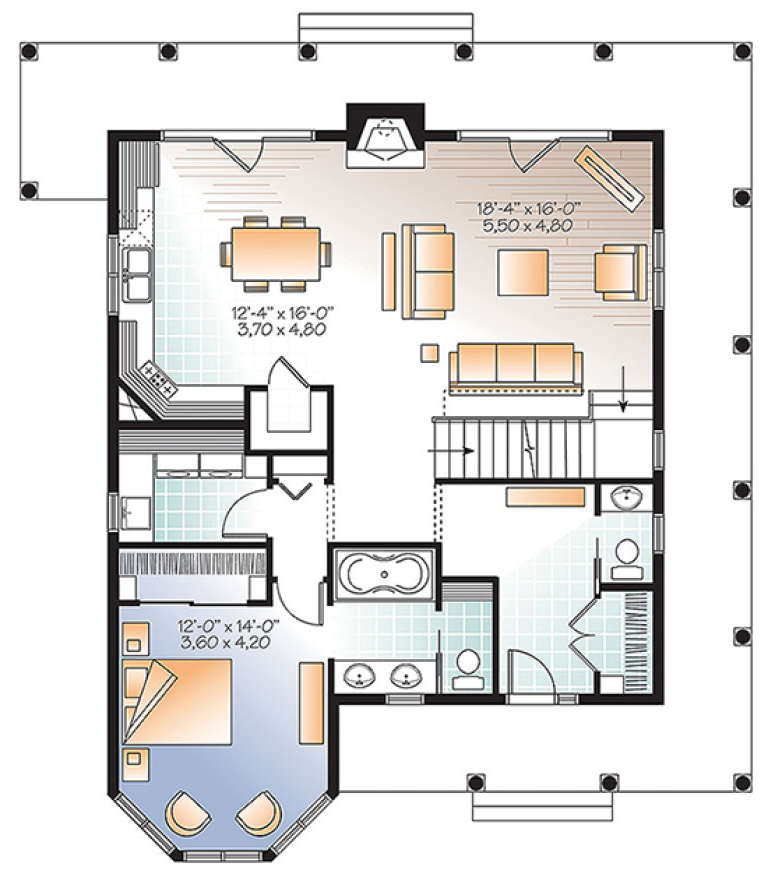House Plan House Plan #17754 Drawing 1