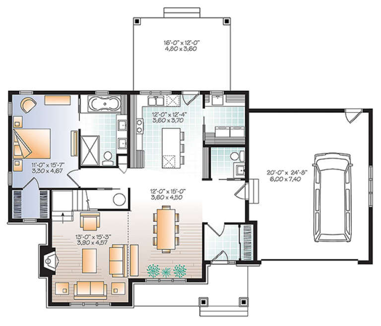 House Plan House Plan #17755 Drawing 1