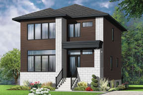 Contemporary House Plan #034-01101 Elevation Photo