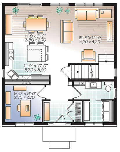 Main for House Plan #034-01102