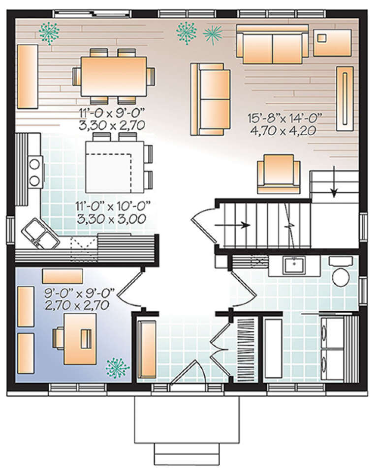House Plan House Plan #17757 Drawing 1