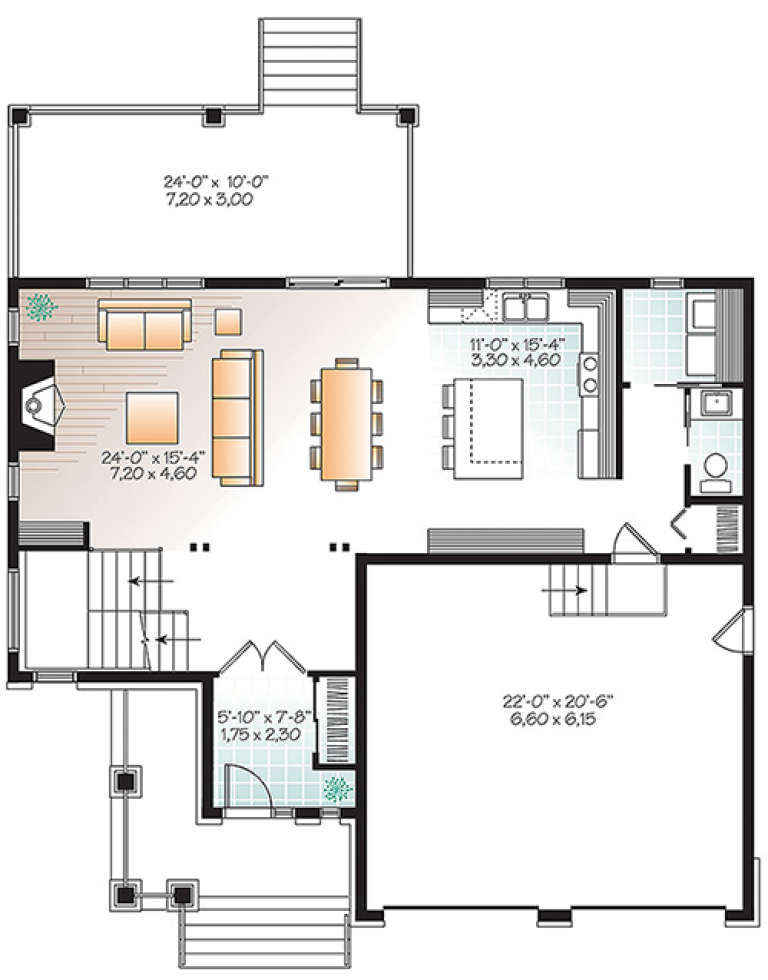 House Plan House Plan #17758 Drawing 1