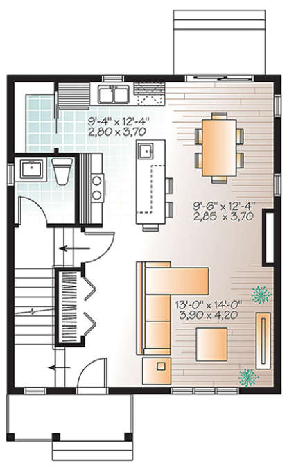 Main for House Plan #034-01104