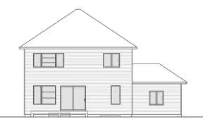 Modern House Plan #034-01105 Elevation Photo