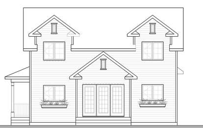 Country House Plan #034-01106 Elevation Photo