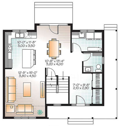 Main for House Plan #034-01106