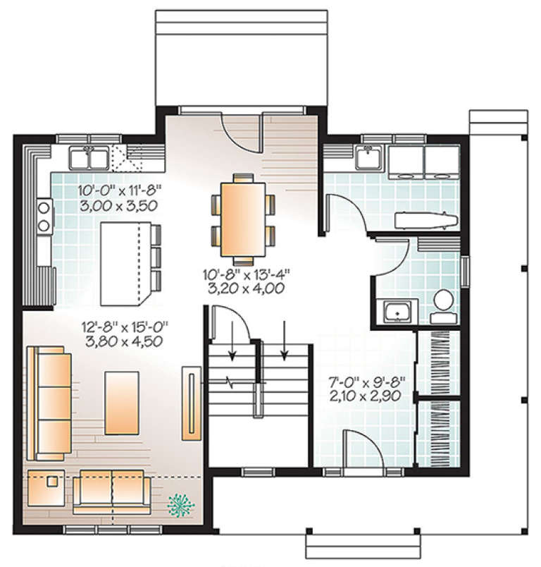 House Plan House Plan #17761 Drawing 1