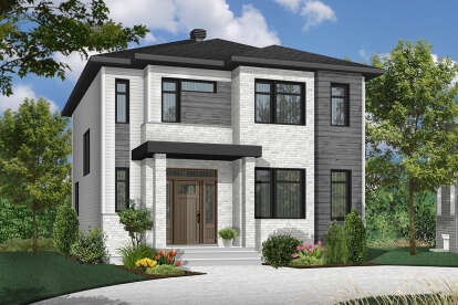 House Plan House Plan #17762 Front Elevation 