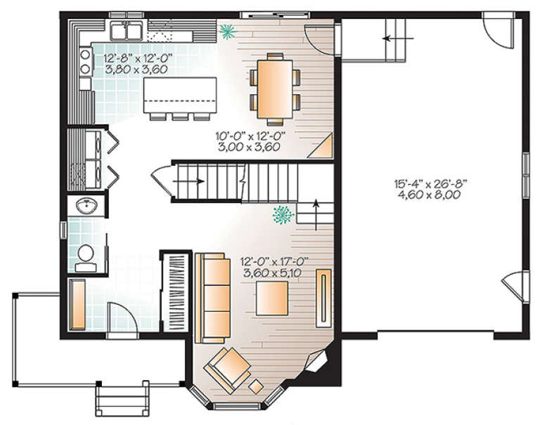 House Plan House Plan #17764 Drawing 1
