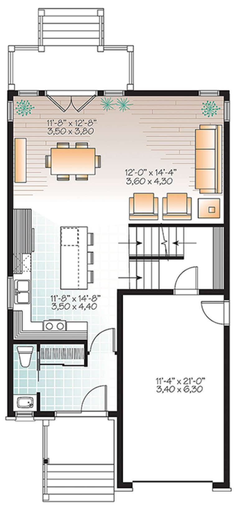 House Plan House Plan #17765 Drawing 1
