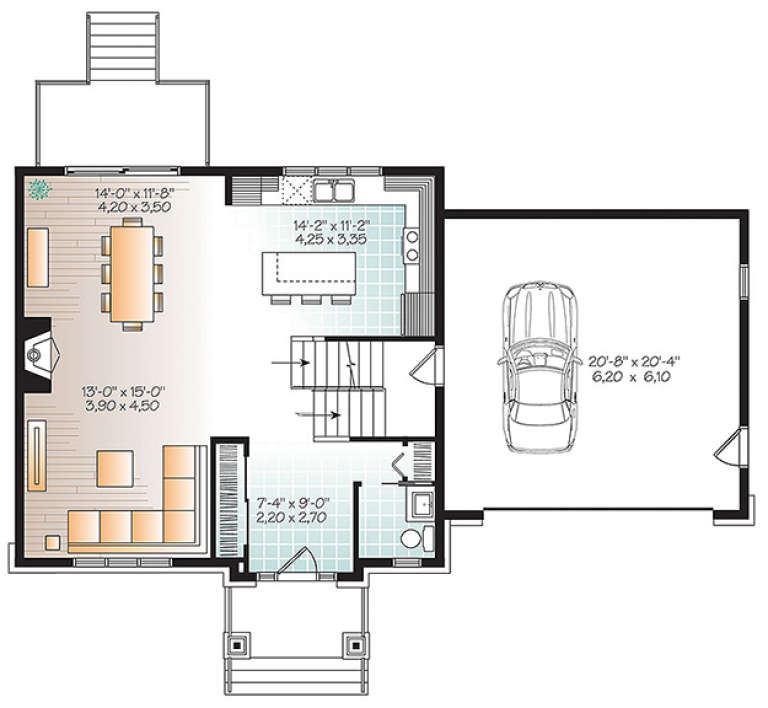 House Plan House Plan #17766 Drawing 1