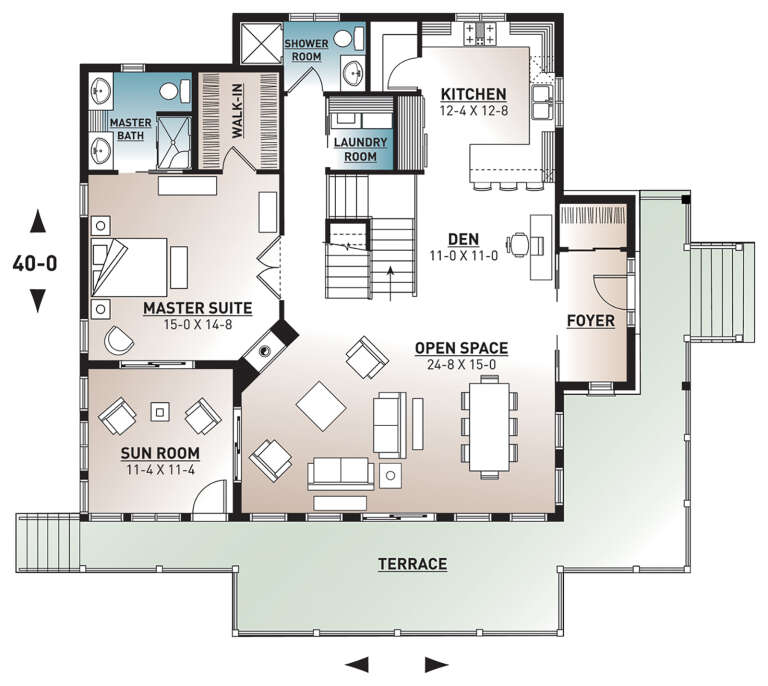 House Plan House Plan #17767 Drawing 1