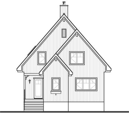 Cottage House Plan #034-01114 Elevation Photo