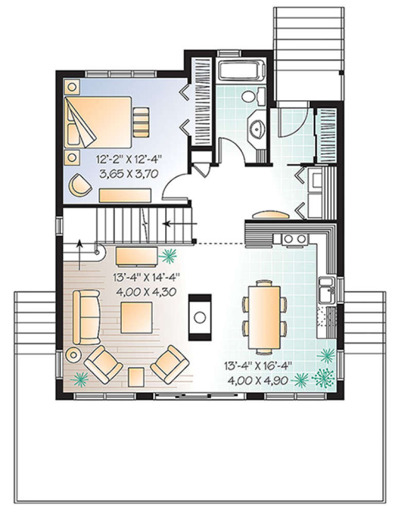 House Plan House Plan #17769 Drawing 1