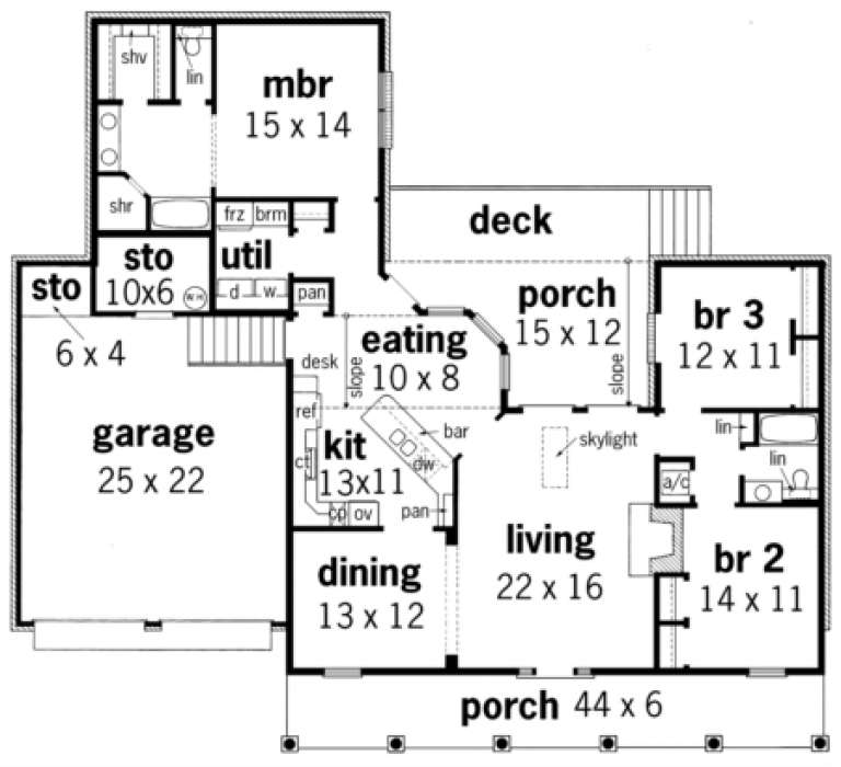 House Plan House Plan #1777 Drawing 1