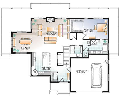 House Plan House Plan #17770 Drawing 1