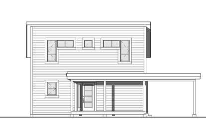 Contemporary House Plan #034-01116 Elevation Photo