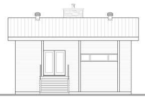 Contemporary House Plan #034-01117 Elevation Photo