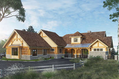 3 Bed, 3 Bath, 4100 Square Foot House Plan - #1907-00038