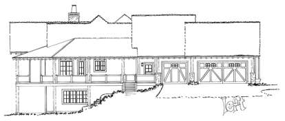Mountain House Plan #1907-00038 Elevation Photo