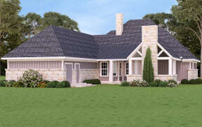 Southern House Plan #048-00253 Elevation Photo