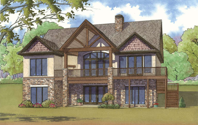Craftsman House Plan #8318-00016 Elevation Photo