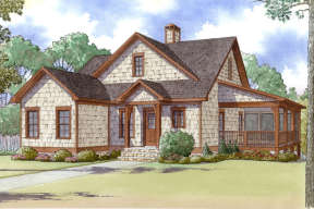 Cottage House Plan #8318-00017 Elevation Photo
