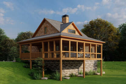 Cottage House Plan #8318-00017 Elevation Photo