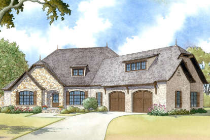 European House Plan #8318-00018 Elevation Photo