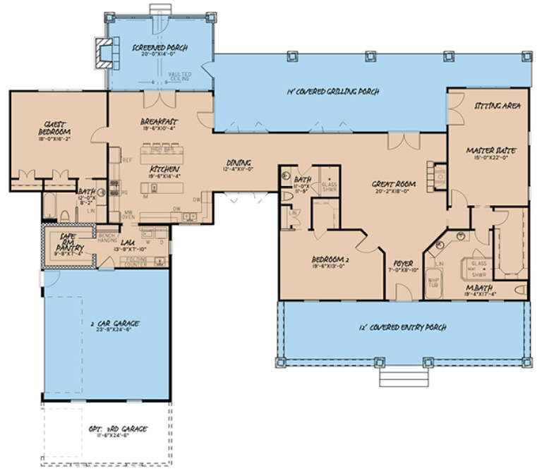 House Plan House Plan #17779 Drawing 1