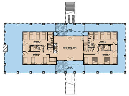 Basement for House Plan #8318-00021