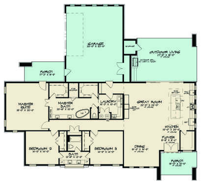 Main Floor for House Plan #8318-00022