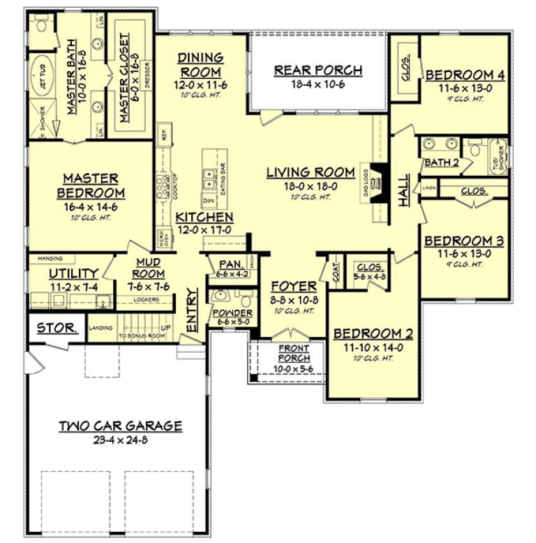 House Plan House Plan #17784 Drawing 1