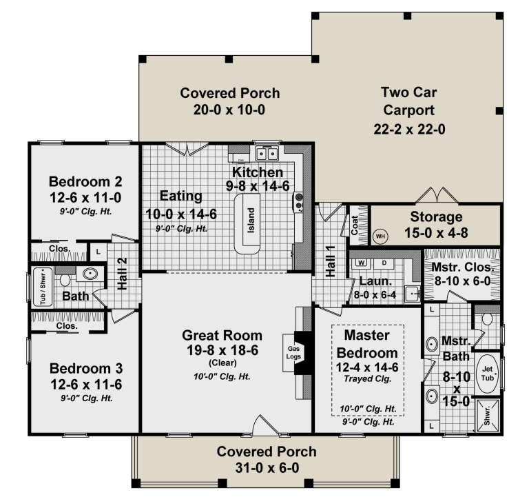 House Plan House Plan #17785 Drawing 1
