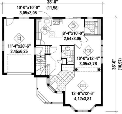 House Plan House Plan #17786 Drawing 1