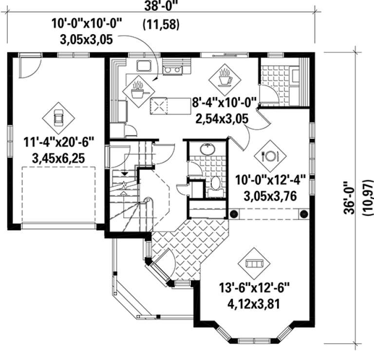 House Plan House Plan #17786 Drawing 1