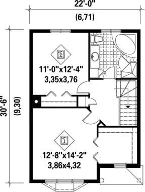 Upper for House Plan #6146-00208
