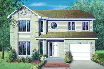 European House Plan #6146-00209 Elevation Photo