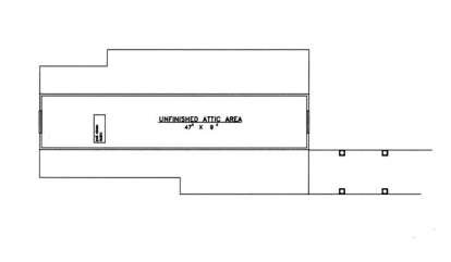 Attic/Bonus Floor for House Plan #039-00414
