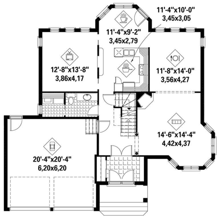 House Plan House Plan #17790 Drawing 1